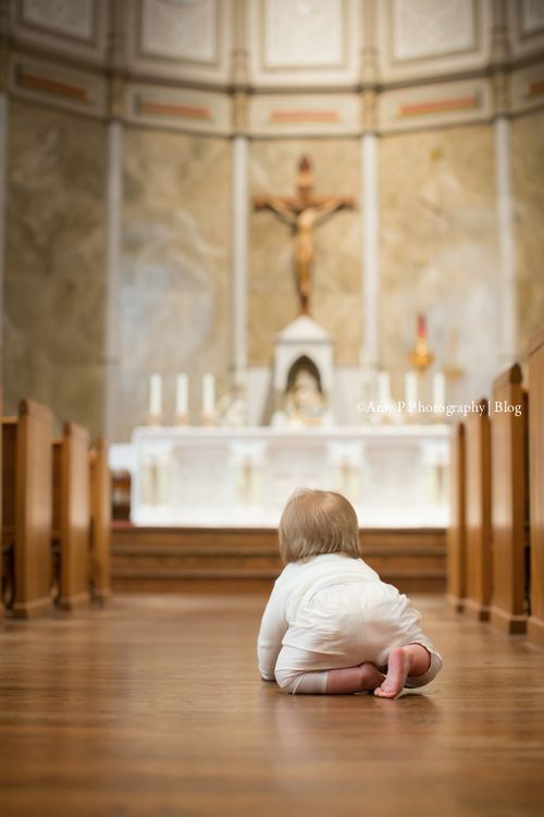 baby in church